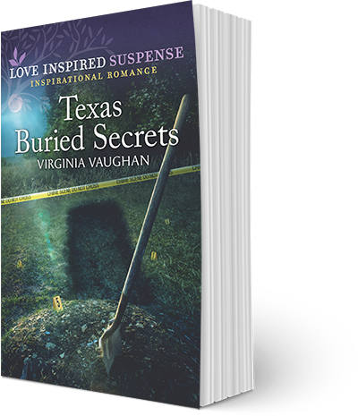 Texas Buried Secrets book cover, author Virginia Vaughan